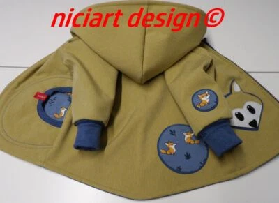 niciart design ♥ SOFTSHELLJACKE FUCHS ♥ KINDER SOFTSHELL JACKE ♥ wahlw. m. HOSE - Bild 1 von 4