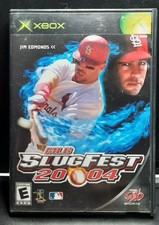 MLB SlugFest 2004 (Microsoft Xbox, 2004) Orignal Blockbuster Case, No Manual