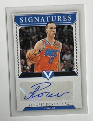 2022-23 Panini Chronicles Vertex Signatures Aleksej Pokusevski Auto - Image 1 of 4