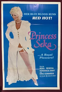 PRINCESS SEKA POSTER 1980 SERENA VERONIC HART SEXPLOITATION XXX ADULT FILM - Picture 1 of 6