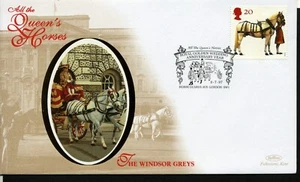 GB Benham FDC 1997 BS21-24 The Queens Horses BS021 - Picture 1 of 4