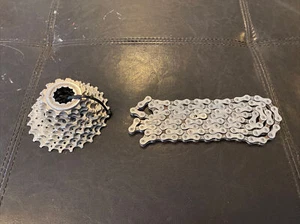 Shimano CS-6600 10 Speed 12-25T Cassette, Shimano CN-6600 Chain - Picture 1 of 6