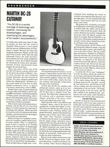 Guitarra acústica Martin DC-28 Dreadnought Cutaway revisión artículo de verificación de sonido - Imagen 1 de 3