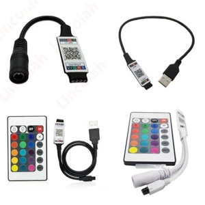 APP RGB BT Smart Controller Controller, 24key IR remote for RGB LED Strip - Picture 1 of 14
