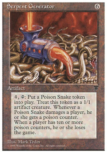 MTG - Serpent Generator - Chronicles - NM, English Magic FLAT RATE SHIP - Image 1 of 1