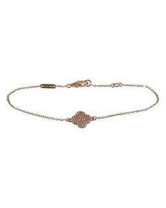 Pre Loved Van Cleef & Arpels 18K Sweet Alhambra Bracelet  -  Bracelets  - Gold