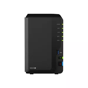 Synology DS220+ DS220 RAID NAS Server incl. 2 x Toshiba NAS N300 Enterprise 12TB - Bild 1 von 6