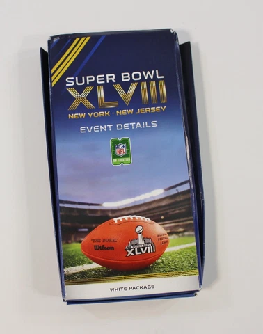Super Bowl XLVIII New York Jersey Izod Center Ticket Lanyard Seattle Seahawks Cover