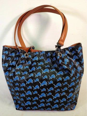 New Anastasio Moda Italy NFL Detroit Lions Suzie Large Ladies Purse Cover
