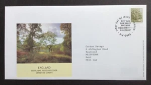 GB 2005 42p England Country Pictorial Definitive on First Day Cover, London SHS - Picture 1 of 2