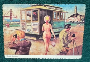 Postcard ~ Double Exposure ~ San Francisco ~ UNMAILED - Picture 1 of 2