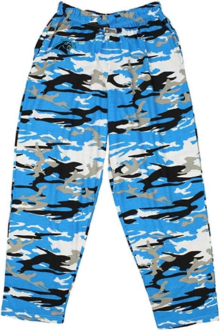 Zubaz NFL Football Men's Carolina Panthers Camo Pants Cover