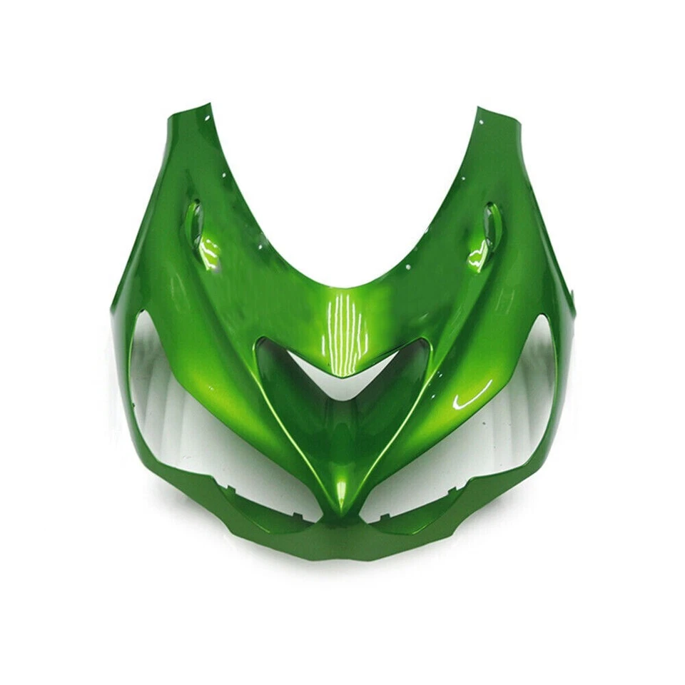 Green Motorcycle Upper Front Fairing Cowl Nose For Kawasaki ZX14R 2011-2019 2012 Foto 1 de 1