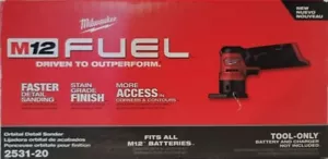 Milwaukee 2531-20 M12 FUEL 12V Cordless Orbital Detail Sander Brushless NEW - Picture 1 of 1