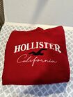 Hollister Hoodie size XS red sweatshirt