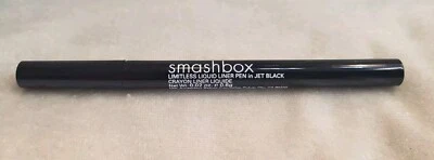 SMASHBOX Limitless Liquid Liner Pen JET BLACK 0.02 oz 0.6 g NEW eyeliner rare - Image 1 of 3