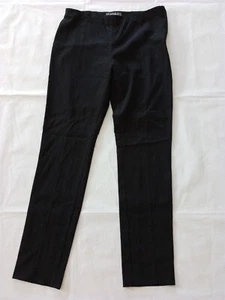 Ladies Trousers Primark Size 12 Tailored Fit Front Seam Black 11330 - Picture 1 of 9