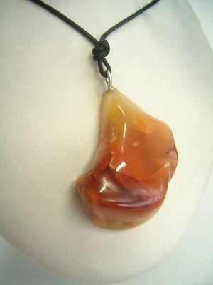 Ciondolo in ARGENTO 925 con OPALE naturale - pendente pietra dura con girocollo - Immagine 1 di 4