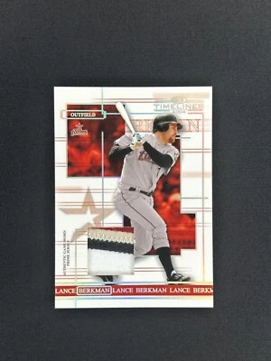 2004 Donruss Timelines Lance Berkman 4-Color Patch /125 - Image 1 of 2