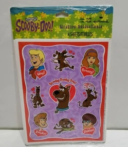 Adesivi Scooby Doo Hallmark 4 fogli sigillati 2000 Cartoon Network - Foto 1 di 2