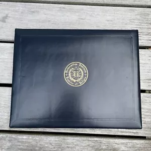 Duke University Diploma Cover Holder Folder 1967 Vintage 11"x9" NC 1960s 60s - Bild 1 von 11