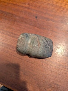 IMPRESSIVE NATIVE AMERICAN INDIAN LRG (5 L) HARD STONE GROOVED AXE - Picture 1 of 8