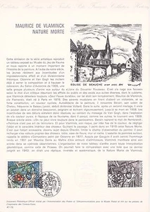 Document Philatélique 1er Jour 47 1976 Tableau Maurice de Vlaminck - Imagen 1 de 1