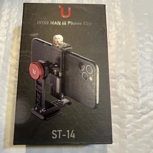Cell Phone Tripod Mount Ulanzi St14 Smartphone Tripod Mount Adapter Aluminum Wit - Picture 1 of 13