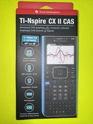 Texas Instruments TI-Nspire CX II CAS Graphing Calculator FAST FREE SHIPPING NEW - Image 1 of 4