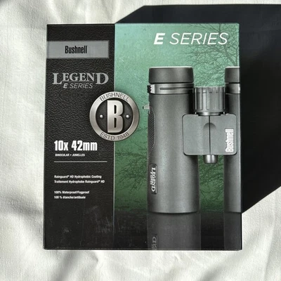 Bushnell Legend E-Series 10x 42mm Binoculars - Black - Image 1 of 4