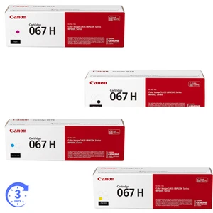 Zestaw tonerów Canon 067 H 4-pak | czarny, cyjan, żółty, purpurowy | wysokiej wydajności oryginalny - Zdjęcie 1 z 10