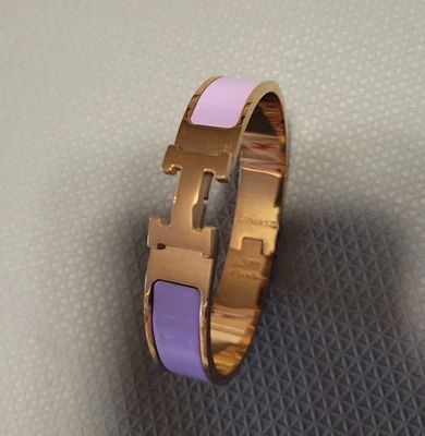 Pulsera Hermes, color morado  Foto 1 de 4