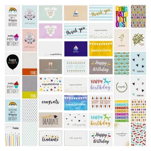 144 Pack Assorted Greeting Cards for All Occasions Box Set, 48 Designs, 4x6 In - Picture 1 of 7