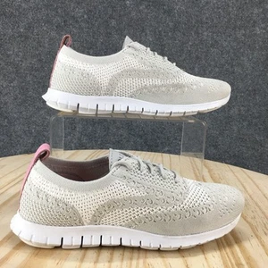 Cole Haan Shoes Womens 5 B Zerogrand Wingtip Oxford Gray Lace Up Low Top W24030 - Picture 1 of 16
