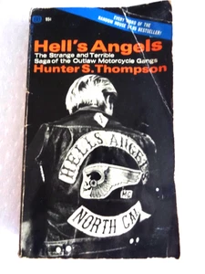 hELL’S ANGELS SAGA MOTORCYCLE GANG HUNTER S THOMPSON VTG 1967 PB BOOK neocurio - Picture 1 of 11