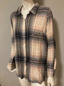 Lucky Brand Soft Flannel Shirt Boyfriend shirt  2x NWT - Picture 1 of 5