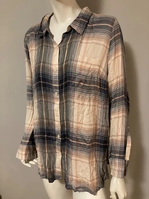 Lucky Brand Soft Flannel Shirt Boyfriend shirt  2x NWT - Image 1 of 4