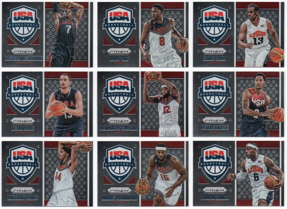 2015-16 Panini Prizm USA Basketball - Pick Any - Image 1 of 1