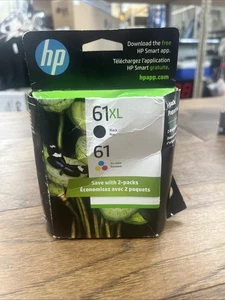 HP 61XL czarny i 61 trójkolorowy zestaw atramentów CZ138FN 140 wygaśnięcie luty 2025 - Zdjęcie 1 z 4