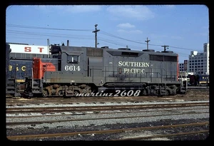 (W) ORIG TRAIN SLIDE-SOUTHERN PACIFIC (SP) 6614 ROSTER - Picture 1 of 1