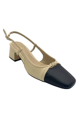 Sam Edelman Tarra 2 Women's Slingback Heel Summer Sand/Black - Image 1 of 3