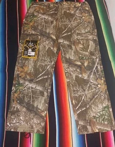 Realtree Edge Men's Cargo Pants Relaxed Fit Camo Hunting Size 40/42 XL *31"New - Picture 1 of 13