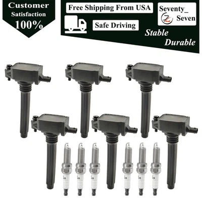 Kit de bobina de encendido 6 piezas para Cherokee Cherokee Jeep V6 3,2 L K05149168AH Foto 1 de 4