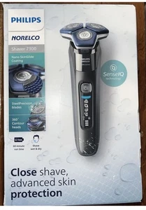 Philips Norelco Shaver 7300, Rechargeable Wet/Dry Shaver Pop-Up Trimmer S7887/92 - Picture 1 of 4