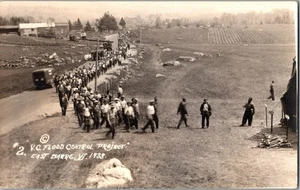 RPPC VC Flood Control Project – East Barre, VT Vermont 1933 CCC Winooski KL10 - Foto 1 di 2