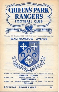 QPR v Walthamstow Avenue (London Challenge Cup) 1958/1959 - Imagen 1 de 1