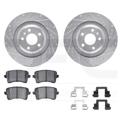 For Audi SQ5 14-17 DFC EURO-KIT 5000+ Drilled & Slotted Rear Brake Kit - Image 1 of 2