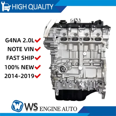 Long Block Engine Assembly For Hyundai Sonata Elantra Kia Soul G4NA 2.0L 2014-19 - Image 1 of 4