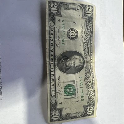 1974 Series G 20 Dollar Bill - Image 1 of 4