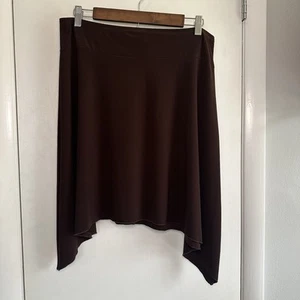 MKM Designs Women’s Y2K Vintage Asymmetrical Skirt. Brown. Size: Large. NWT - Picture 1 of 3